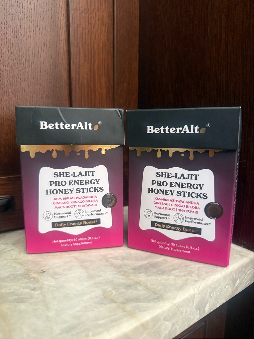 She-Lajit Pro Energy Honey Sticks – set of 2